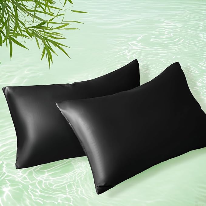 Homiest Cooling Pillow Cases King Size Set of 2, 100% Rayon Derived from Bamboo by Homiest