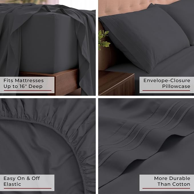 Mellanni King Sheets Set - Image 5