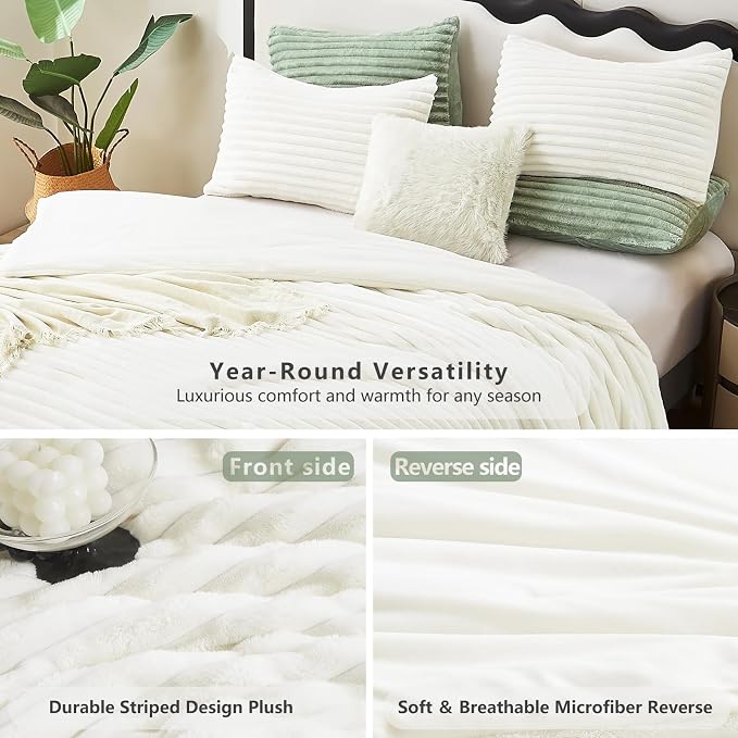 CozyLux Fluffy Full Size Comforter Sets - Image 4