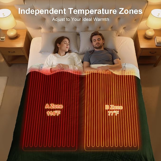 Heating Blanket Queen Size Washable - Image 2