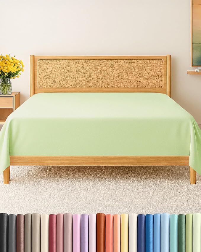 Twin XL Size Flat Sheet by CGKUnlimited