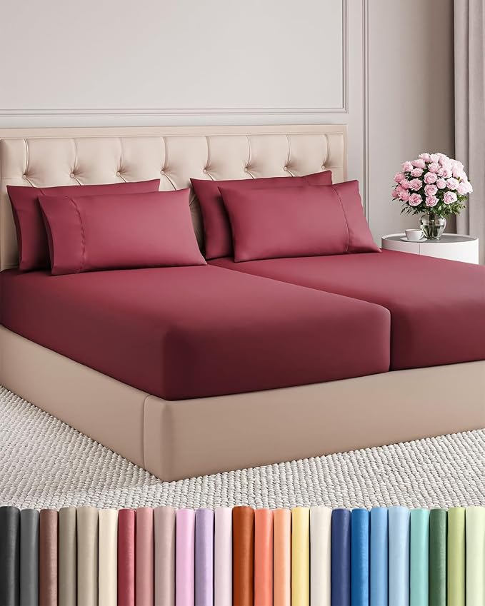 Split King 7 Piece Sheet Set by CGKUnlimited