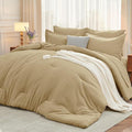 MUXHOMO 7 Pieces Queen Comforter Set, Soft Bed in a Bag Queen Size, All Season by MUXHOMO