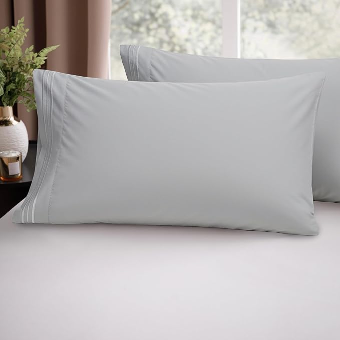Elegant Comfort Luxury Ultra-Soft 2-Piece Pillowcase Set - Image 2