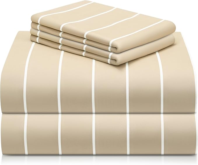 LuxClub 4 PC Queen Size Sheet Set, Breathable Luxury Bed Sheets, Deep Pockets by LuxClub