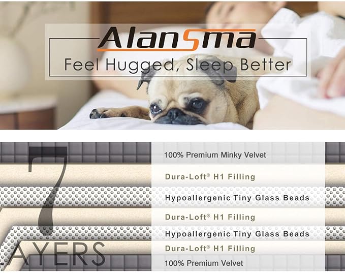 ALANSMA Reversible Weighted Blanket - Image 8