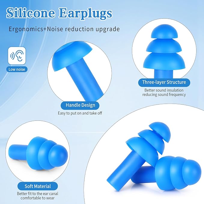24 Pair Blue Ear Plugs - Image 3