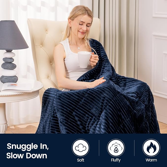 Sherpa Fleece Weighted Blanket - Image 4