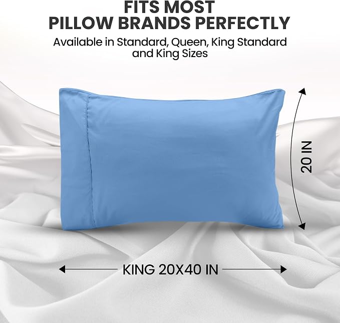 Utopia Bedding Pillow Cases King Size 2-Pack – Soft Brushed Microfiber – - Image 2