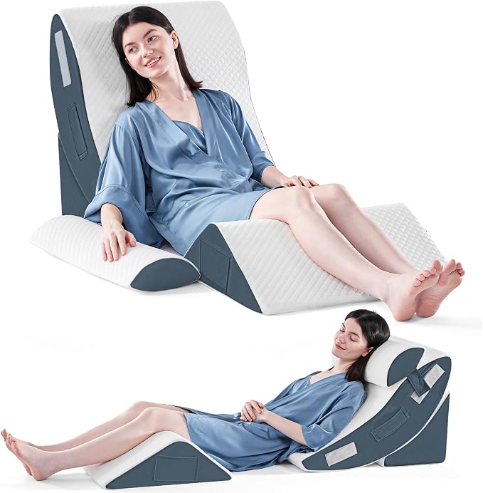 Yojoker 4PCS Orthopedic Bed Wedge Pillow Set by Yojoker