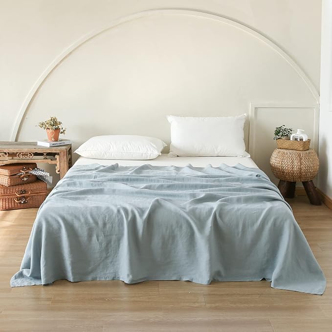 Simple&Opulence French Linen Flat Sheet - Image 8