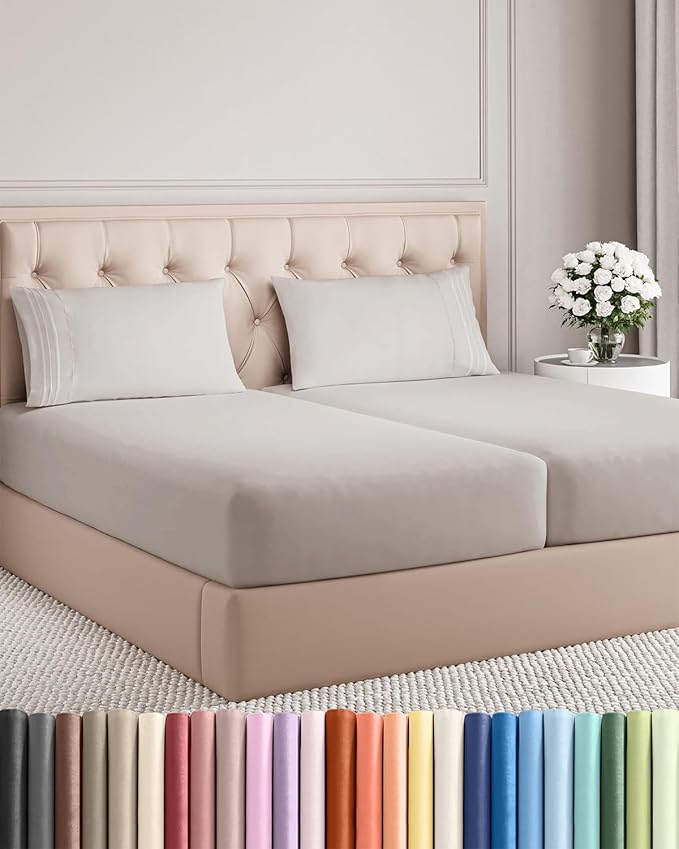 Split King Size 5 Piece Sheet Set by CGKUnlimited