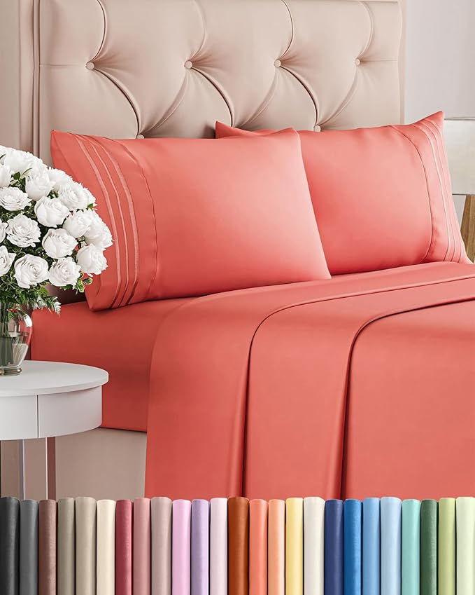 King Size 4 Piece Sheet Set by CGKUnlimited