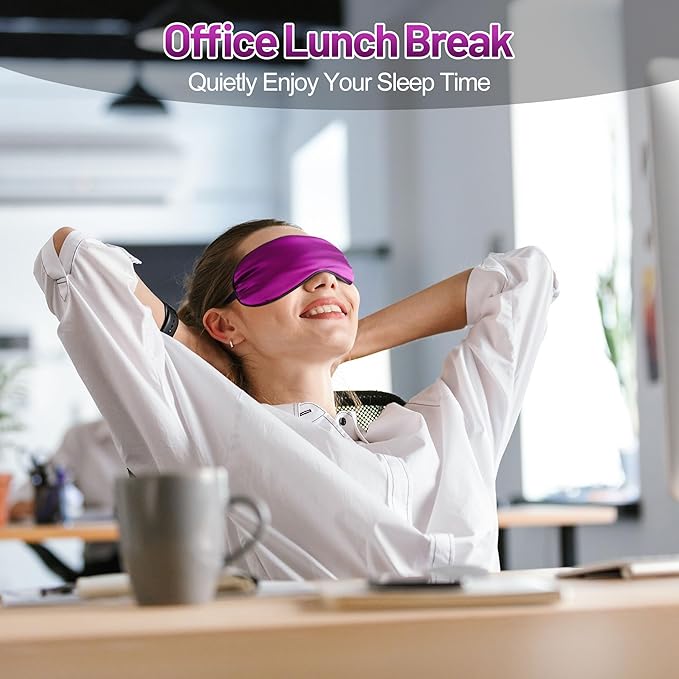 Sleep Mask, Silk Eye Mask for Sleeping - Image 6