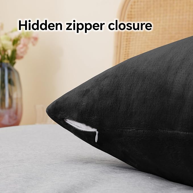 BEDELITE Flannel King Size Pillow Cases Set of 2, Super Soft Fleece Pillowcases - Image 6