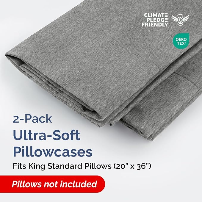 King Standard Pillow Cases Set of 2 - Image 2