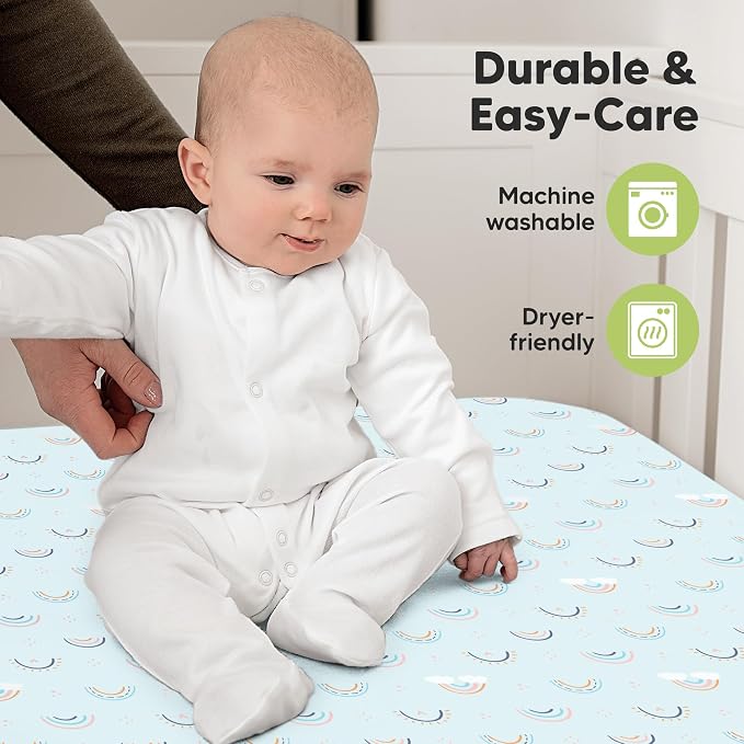 KeaBabies 2-Pack Organic Crib Sheets - Image 7