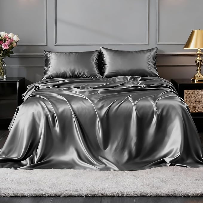FreshCulture Satin Sheets King Size - Image 2