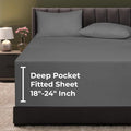 Royale Linens Extra Deep Pocket Twin Fitted Sheet Only by ROYALELINENS