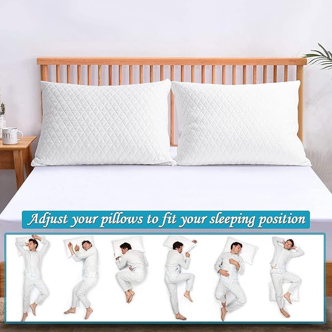 KEYOOHOME Shredded Memory Foam Pillows - Image 8