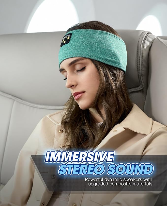 Perytong Sleep Headphones Wireless, Air Travel, Meditation - Image 4