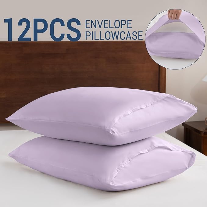 Pillowcases Standard 12 Pack, 20x26 Pillow Cases - Image 5