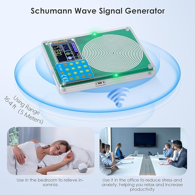 Schumann Resonance Generator 7.83Hz, Adjustable Frequency Healing Device - Image 4