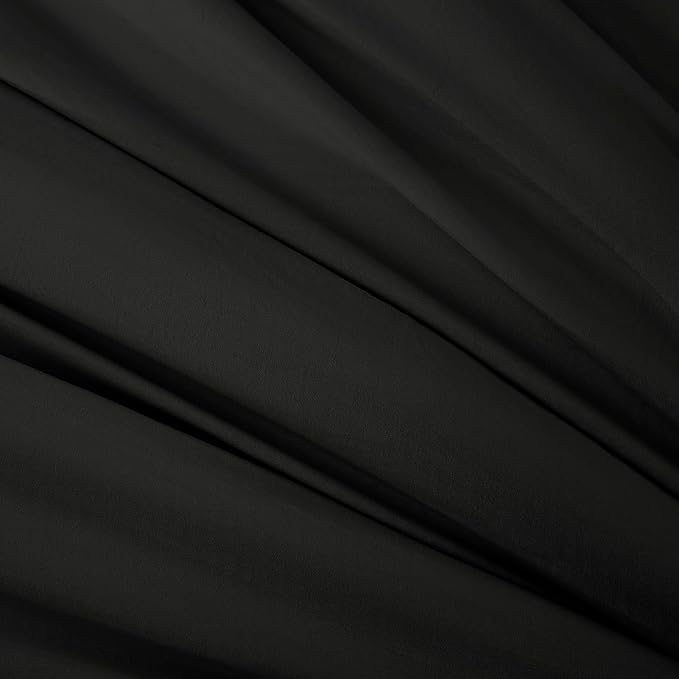 WRENSONGE Comforter Full Size, 3 Piece Black Soft Full Comforter Sets- Warm - Image 5
