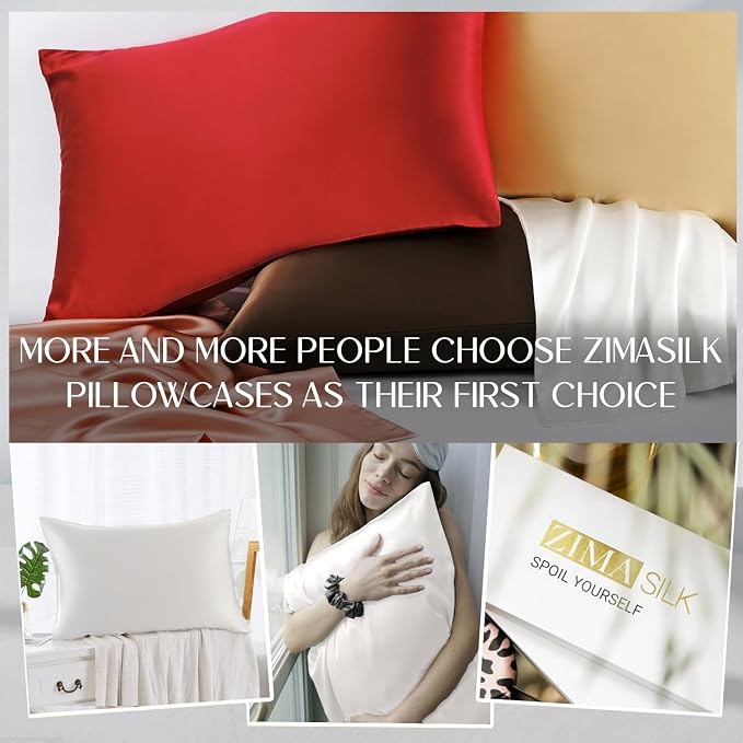ZIMASILK 100% Pure Mulberry Silk Pillowcase - Image 6