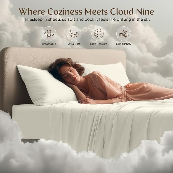 Utopia Bedding King Size Sheet Set – 4 Piece Bed Sheets, Soft and Breathable - Image 6