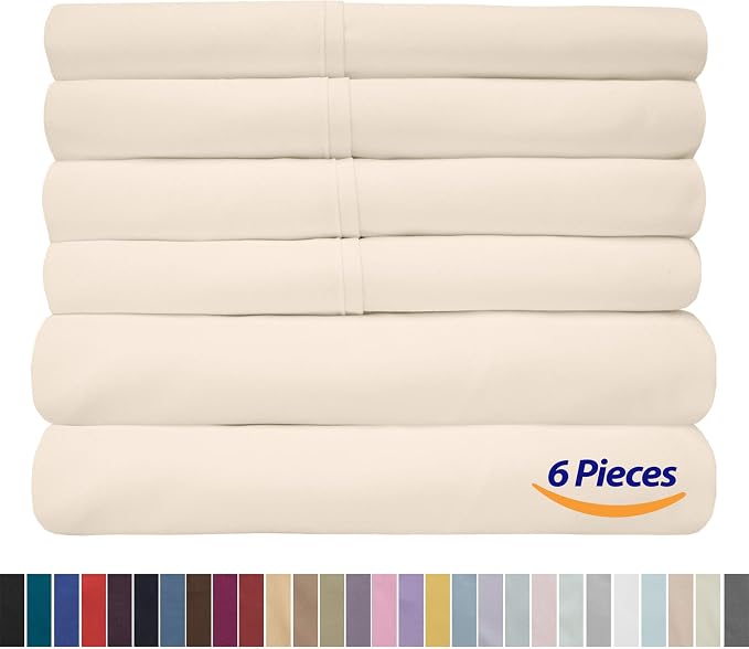 Sweet Home Collection 6 Piece 1500 Supreme Collection Brushed Microfiber Deep - Image 6