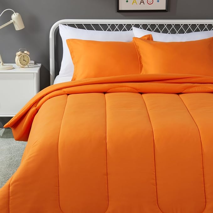 Amazon Basics 3-Piece Soft, All-Season Microfiber Kid's Comforter and Pillow by AmazonBasics