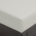 Feather & Stitch 1 Piece Fitted Sheet Queen Size, 100% Cotton Damask Sateen by FEATHERSTITCHNEWYORK
