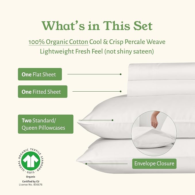 California Design Den Sheets Queen Size Bed Set - Image 4