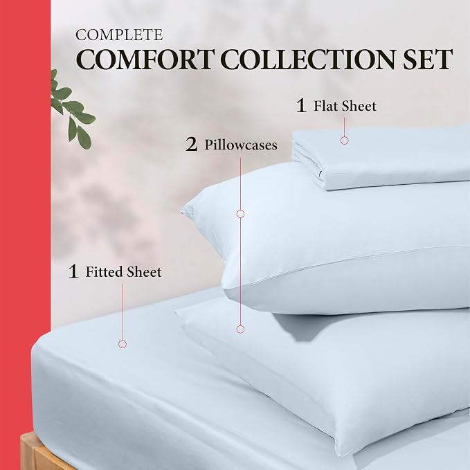 100% Egyptian Cotton California King Size Sheet Set - Image 3