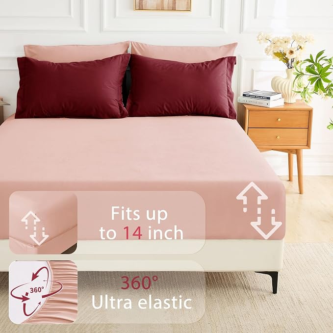 MUXHOMO 7 Pieces Full Comforter Set, Soft Bed in a Bag Full Size, All Season - Image 5