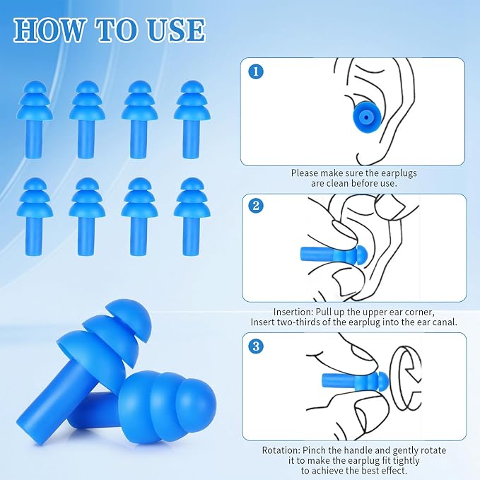 24 Pair Blue Ear Plugs - Image 4