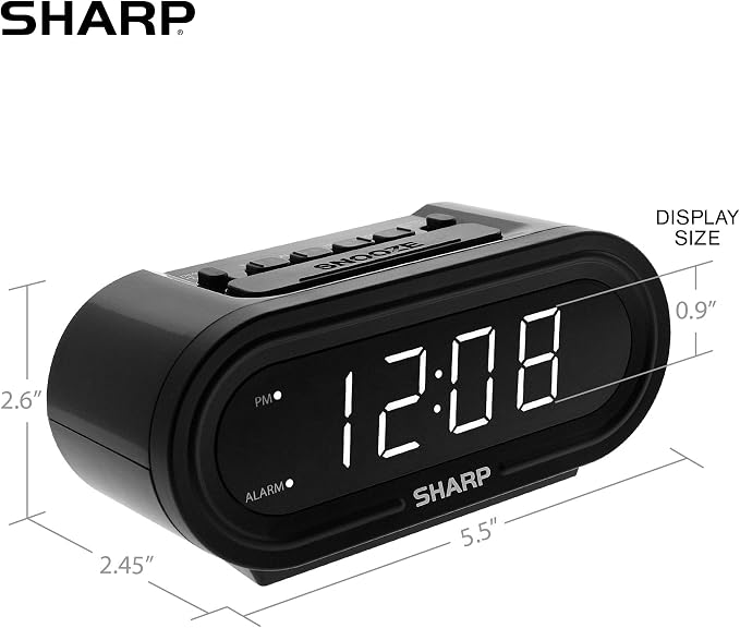 Sharp Digital Alarm with AccuSet - Image 5