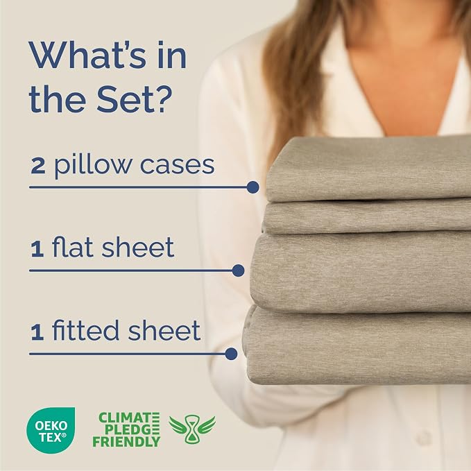 Queen Size 4 Piece Sheet Set - Image 2