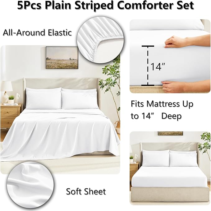 CozyLux Twin Comforter Set - Image 5