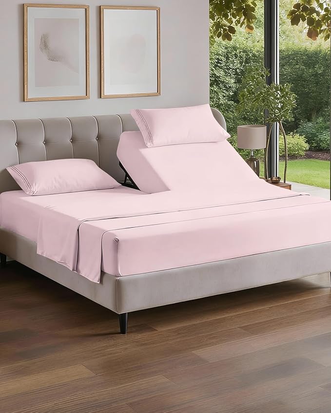 Flex Top Split Head King 4 Piece Sheet Set by CGKUnlimited