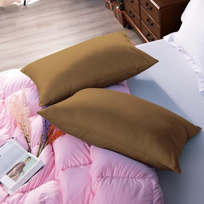 NTBAY Egyptian Cotton Queen Pillowcases - Image 2