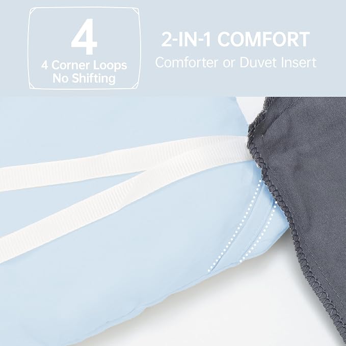 MUXHOMO Queen Comforter Set, All Season Ultra Soft Down Alternative Bedding - Image 6