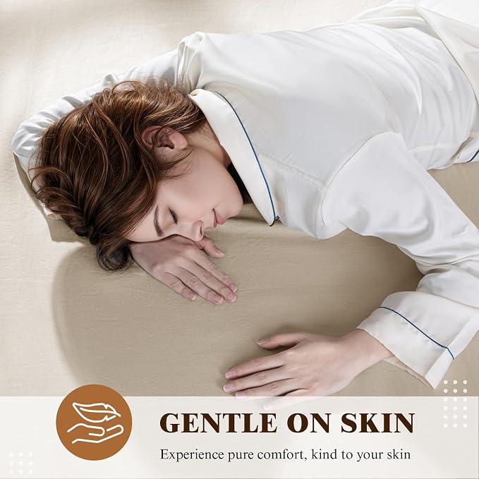 SONORO KATE 100% French Linen Fitted Sheet - Image 6