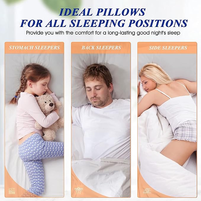MZOIMZO Bed Pillows for Sleeping- King Size, Cooling Hotel Quality - Image 6