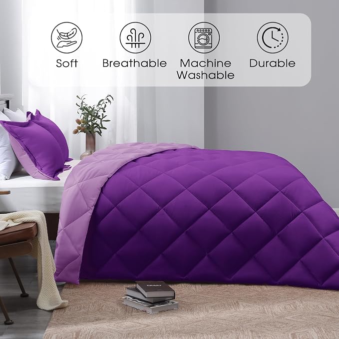 Basic Beyond California King Comforter Set, 1 Comforter 104"x96" and 2 Pillow - Image 2