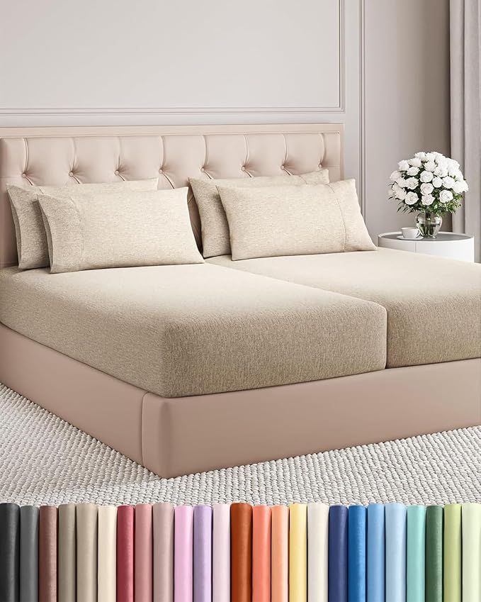 Split King 7 Piece Sheet Set by CGKUnlimited