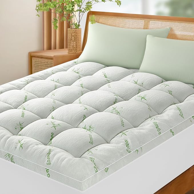 LIANLAM 3 Inch Mattress Topper Queen Size by LIANLAM