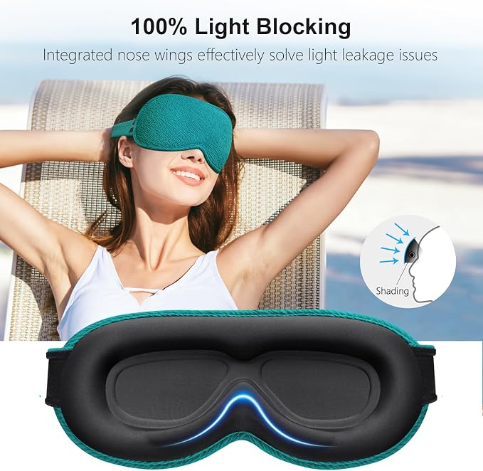 Gritin 100% Blackout Sleep Eye Mask - Image 2