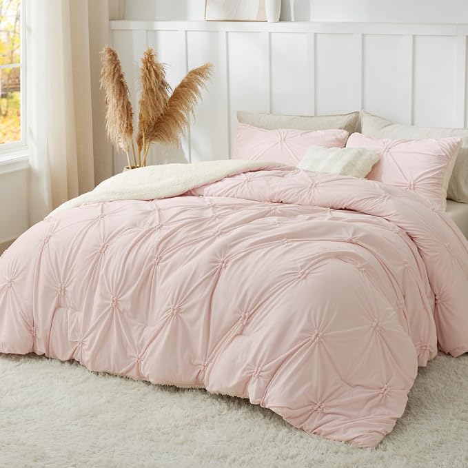 BEDELITE Pintuck Fluffy King Size Comforter Set - Image 3